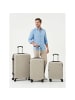 Check.In Paradise 2.0 4 Rollen Kofferset 3-teilig mit Dehnfalte eggshell