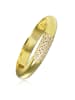 BALIA Ring Gold 333 Gelbgold - 8 Karat 3 reihig Zirkonia Größe 56 (17,8)