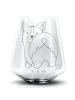 Mr. & Mrs. Panda Tumbler Corgi Po ohne Spruch in Transparent