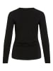 Vila Oberteil mit langen Ärmeln in Black
