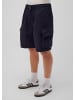 Mavi Jeans Legere Cargo Shorts mit elastischem Bund und Bindeband in Dunkelblau
