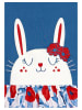 Denokids Kleid Cute Bunny in BLAU