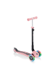 GLOBBER 3in1 Aufsitzrad, Laufrad, Scooter GO-UP FOLDABLE LIGHTS in pastellrosa