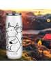 Mr. & Mrs. Panda Getränkedosen Trinkflasche Stier Astrologie ohn... in Weiß