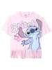 Cerda T-Shirt Disney Lilo & Stich mit Fransen in Rosa
