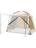COSTWAY Campingzelt für 6-8 Personen in Beige