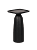 home24 home24 Massiver Beistelltisch Small aus Massivholz in Mango Schwarz - 87 x 44 x 87 cm in Schwarz