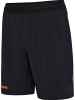 Hummel Verstellbare Taille Kurze Hose Hmlblaze Kinder in BLACK/ORANGE
