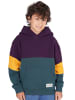 Band of Rascals Sweatwear " Polychrome " in dark-purple-racing-green