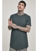 Urban Classics Long Tees in bottlegreen