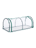 relaxdays Foliengewächshaus in Transparent/ Grün - (B)130 x (H)50 x (T)60 cm