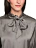 MARC CAIN COLLECTIONS Feminine Bluse mit Schluppe in Soft Charcoal