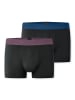 Schiesser Long Short / Pant 95/5 Cotton in Schwarz