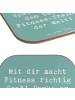 Mr. & Mrs. Panda Untersetzer für Gläser Spruch Fitness-Trainer D... in Meeresbrise