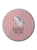Mr. & Mrs. Panda Kaffeedose Einhorn Blume mit Spruch in Rot Pastell