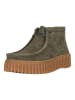 Clarks Schnürschuhe Torhill Moss Dark Green Nub in 3001C Dark Green Nub