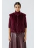 Oui Weste Kunstfell in bramble berry