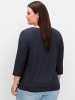 sheego Blusenshirt in tiefblau