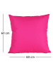 JACK 2er Set Outdoor Kissenhülle 60x60cm Uni in Pink