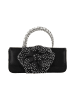 faina Women Clutch in Black