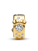 Pandora Clip-Charm Goldfarben Disney Micky & Minnie Maus