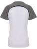 Hummel T-Shirt Hmllead Damen in WHITE/STEEL GRAY