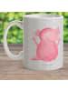 Mr. & Mrs. Panda Kindertasse Axolotl Hurra ohne Spruch in Grau Pastell