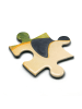 Mr. & Mrs. Panda Puzzle Pinguin Luftballon Design ohne Spruch in Weiß
