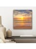 MuchoWow Leinwand bilder Sonnenuntergang Meer (BxH)
