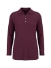 Ulla Popken Poloshirt in burgunder