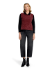 BETTY & CO Strickpullover ohne Arm in Fall Burgundy