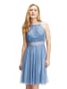 Vera Mont Cocktailkleid im Glitzer-Look in Light Blue/Silver