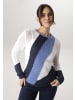 Aniston SELECTED Strickpullover in weiß-marine-hellblau