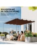 Outsunny Ersatzdach 286L x 245B x 23H cm Kaffee