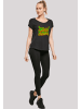 F4NT4STIC T-Shirt Billie Eilish Logo in schwarz