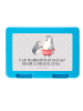 Mr. & Mrs. Panda Bento Box Pinguin mit Kind mit Spruch in Grau Pastell
