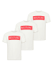 Mustang T-Shirt 3er Pack in Weiß