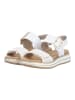 remonte Sandalen in Weiß/Gold