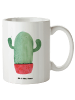 Mr. & Mrs. Panda XL Tasse Kaktus Wut ohne Spruch in Weiß