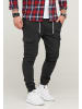 SOUL STAR Cargohose - MPVEGAS Jogger-Hose Jeanshose Stoffhose in Schwarz