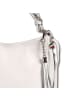 Florence Florence Schultertasche, Shopper Leder weiß ca. 30cm
