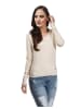Vincenzo Boretti Pullover gerader Schnitt in ecru