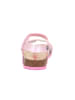 superfit Tieffußbett Sandale FUSSBETTPANTOFFEL in Rosa/Mehrfarbig