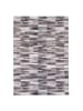 Pergamon Kunstfaser Patchwork Tierfell Stripes in Beige Braun