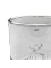 Mr. & Mrs. Panda Whiskey Glas Rotkehlchen Federn mit Spruch in Transparent