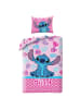 COFI 1453 Disney Lilo & Stitch Bettwäsche 140 × 200 cm Baumwolle Bettbezug in Mehrfarbig