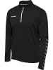 Hummel Halbreißverschluss Sweatshirt Hmlauthentic Herren in BLACK/WHITE