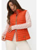 Camel Active Winddichte Weste mit zwei Innentaschen in Orange