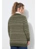 Ulla Popken Strickjacke in dunkel khaki