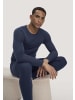 Hessnatur Hessnatur Longpants PURE FUNCTION aus Bio-Merinowolle und Seide in graphitblau